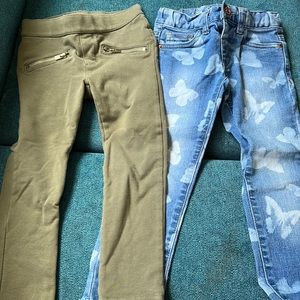 OshKosh and Cat & Jack 4T girls leggings